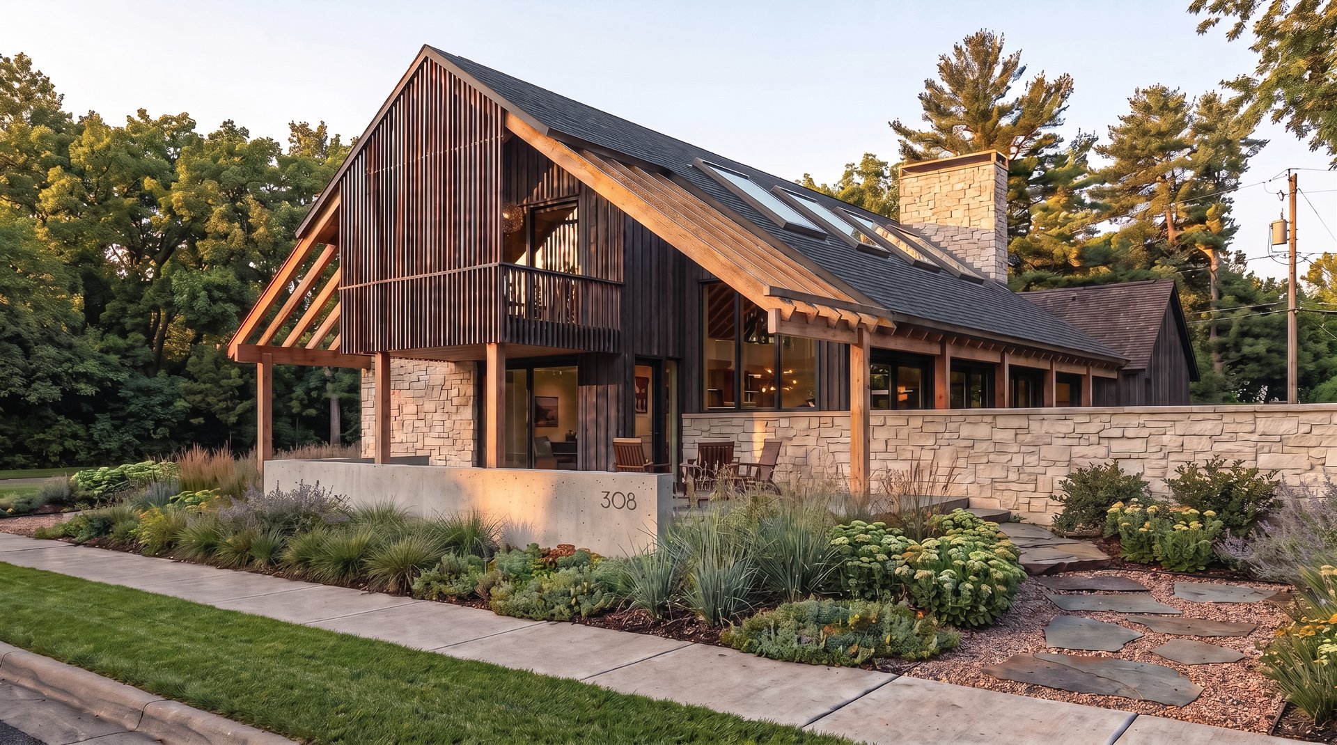 308 North 11th Avenue — exterior at golden hour